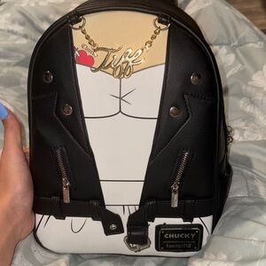 Loungefly Chucky Black and White Backpack